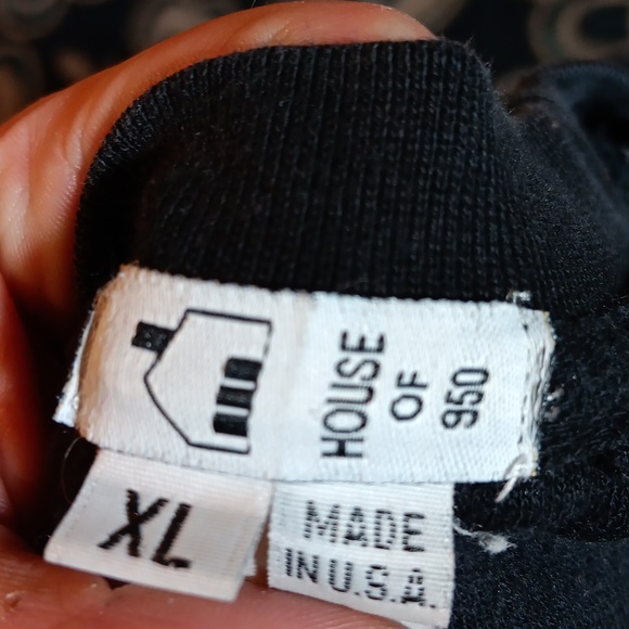 House of 950 black crop oversize sweatshirt XL - Picture 5 of 7